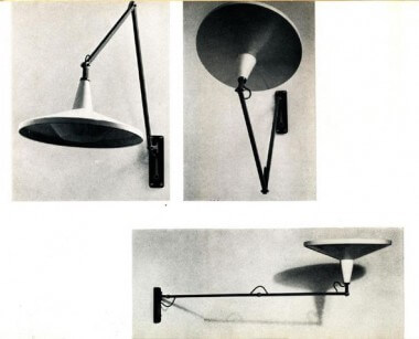 The Panama Hat Wall Lamp in a Giso catalogue No. 37