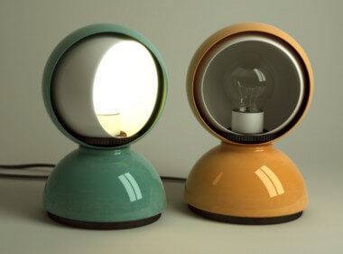 Two table lamps model Eclisse by Vico Magistretti for Artemide