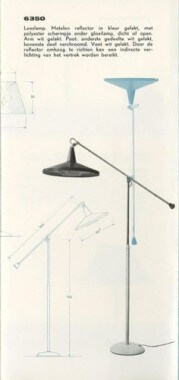 Publicity for a Panama floor lamp by Wim Rietveld for Gispen