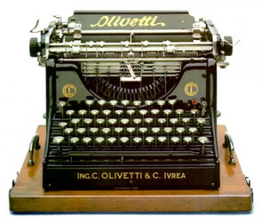 Olivetti typewriter M1 - 1911