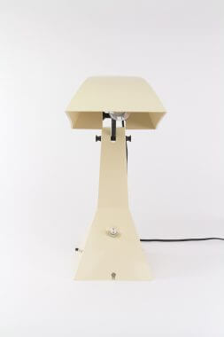 Table lamp by Umberto Riva for Bieffeplast as seen from the front side