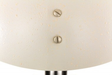 Detail on a Philips table lamp by Louis Kalff