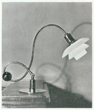 Piano lamp by Poul Henningsen for Louis Poulsen in the normal position