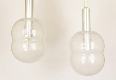 A pair of Bilobo pendants by Afra and Tobia Scarpa for Flos