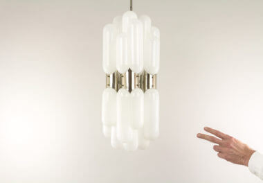 Murano pendant by Carlo Nason for AV Mazzega with an indication of the size