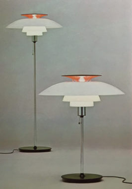 The PH 80 floor lamp by Poul Henningsen for Louis Poulsen