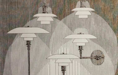 A selection of PH lamps drawn by Ib Andersen in 1927