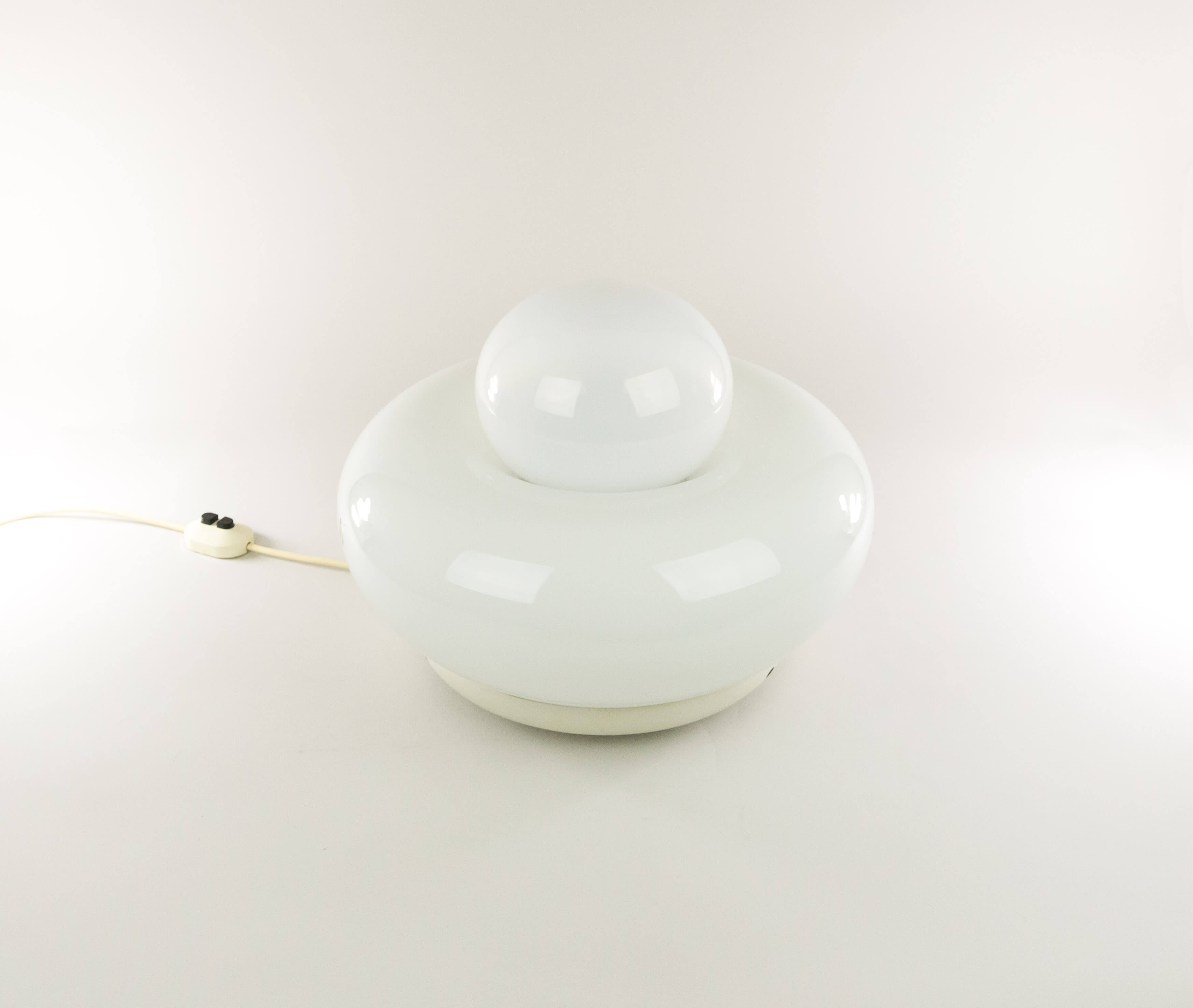 An Opaline Glass Italian Table Lamp by Giuliana Gramigna For Artimide