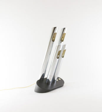 Table lamp T443 by Mario Faggian for Luci from the side