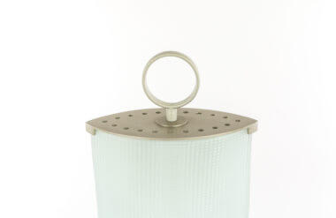 The top of a Pirellina table lamp by Gio Ponti for Fontana Arte
