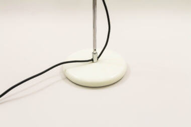 The foot of a Joe Colombo floor lamp produced by O-Luce
