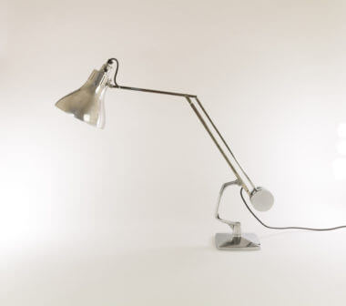 Stretched Art Deco desk lamp produced by Hadrill & Horstmann