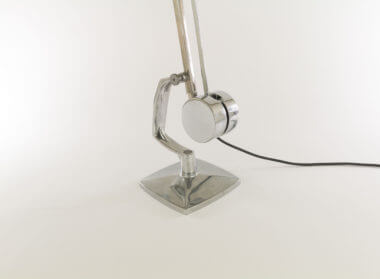 The base of a Art Deco desk lamp produced by Hadrill & Horstmann