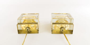 Pair of Maritim wall lamps by Vitrika as seen from below