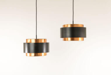 A pair of Saturn pendants by Jo Hammerborg for Fog & Mørup
