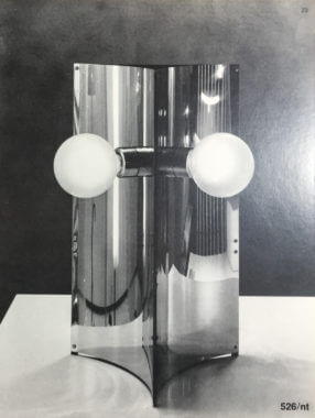 Table lamp Model No. 526/nt by Gino Sarfatti and Massimo Vignelli for Arteluce