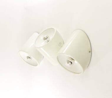 Set of 3 wall lamps Model 235 by Cini Boeri for Arteluce