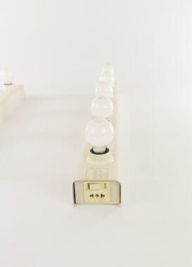 Two wall lamps Model 50 by Gino Sarfatti for Arteluce and the On/Off Switch