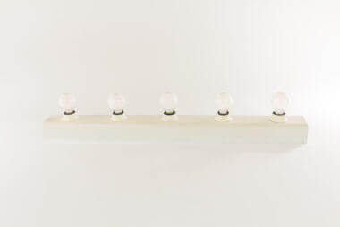 One of the two wall lamps Model 50 by Gino Sarfatti for Arteluce