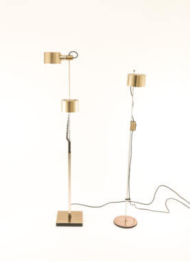 Set of two floor lamps by Ronald Homes for Conelight Limited