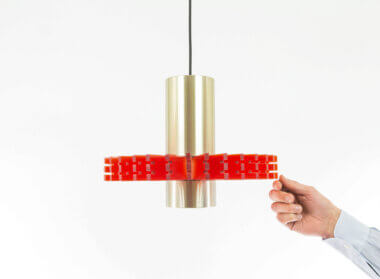 Pendant by Claus Bolby for Cebo Industri, with an indication of the size