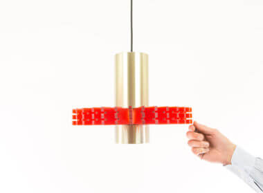 Pendant by Claus Bolby for Cebo Industri with an indication of the size