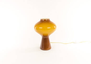 Large Fungo table lamp by Massimo Vignelli for Venini
