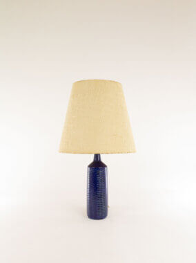 Cobalt blue Palshus DL/27 table lamp by Per and Annelise Linnemann-Schmidt