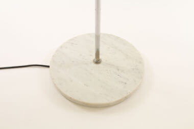 The base of an Italian chrome floor lamp by maybe Stilux or Raggiani