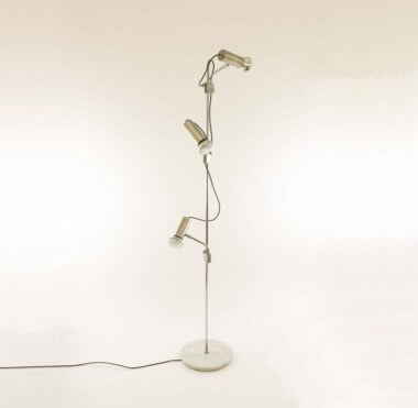 Italian chrome floor lamp by maybe Stilux or Raggiani