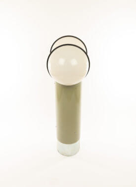 Totem outdoor lamp by Gae Aulenti for Stilnovo as seen from one side