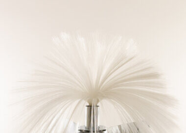 The optic fibre of a Table lamp model 8,5 Jurgen Fischer for Zanotta