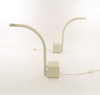 Two table lamps No. 3011 in opposite directions by Torsten Thorup and Claus Bonderup for Focus Denmark