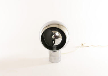 A chrome Eclisse table lamp attributed to Reggiani