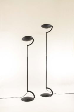 Two Eco floor lamps by Marco Colombo and Mario Barbaglia for Italiana Luce