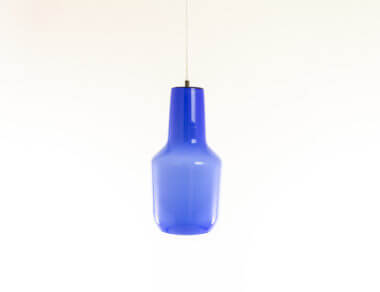 Blue pendant by Massimo Vignelli for Venini