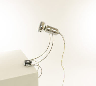 Chrome table lamp by Francesco Fois for Reggiani