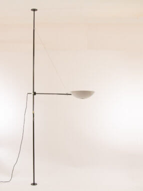 Bigo floor to ceiling lamp by S.T. Valenti for Valenti in its full glory