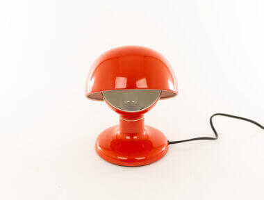 Red Jucker table lamp by Tobia Scarpa for Flos