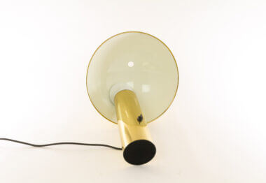 The inside of a Vaga table lamp by Franco Mirenzi for Valenti
