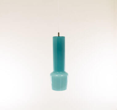 Turquoise pendant by Massimo Vignelli for Venini