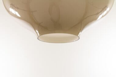 The bottom part of a grey Cippola pendant by Massimo Vignelli for Venini