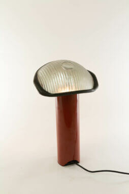 Brontes table lamp by Cini Boeri for Artemide as seen from the front