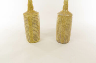Sand or grain coloured Palshus table lamps Model DL/30 by Per and Annelise Linnemann-Schmidt