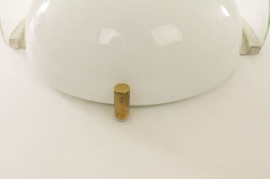 The brass detail of another Mania wall lamp by Vico Magistretti for Artemide