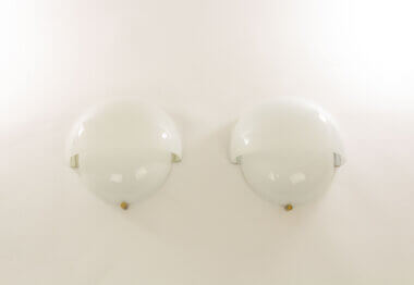 Mania wall lamps by Vico Magistretti for Artemide, also seen from the front