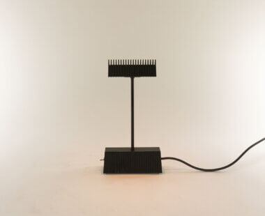Scintilla table lamp by Piero Castiglioni for Fontana Arte, as seen front the front