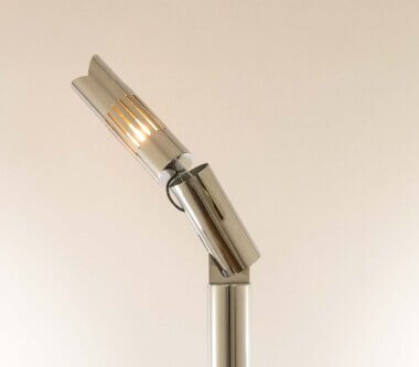 The top part with the reflector of a Cobra floor lamp by Gabriele D'Ali for Francesconi