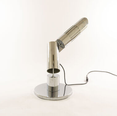 Cobra table lamp by Gabriele D'Ali for Francesconi pointing the other direction