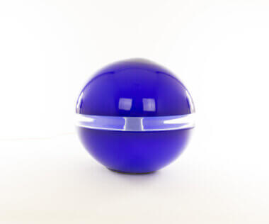 Blue LT 230 Table Lamp by Carlo Nason for AV Mazzega